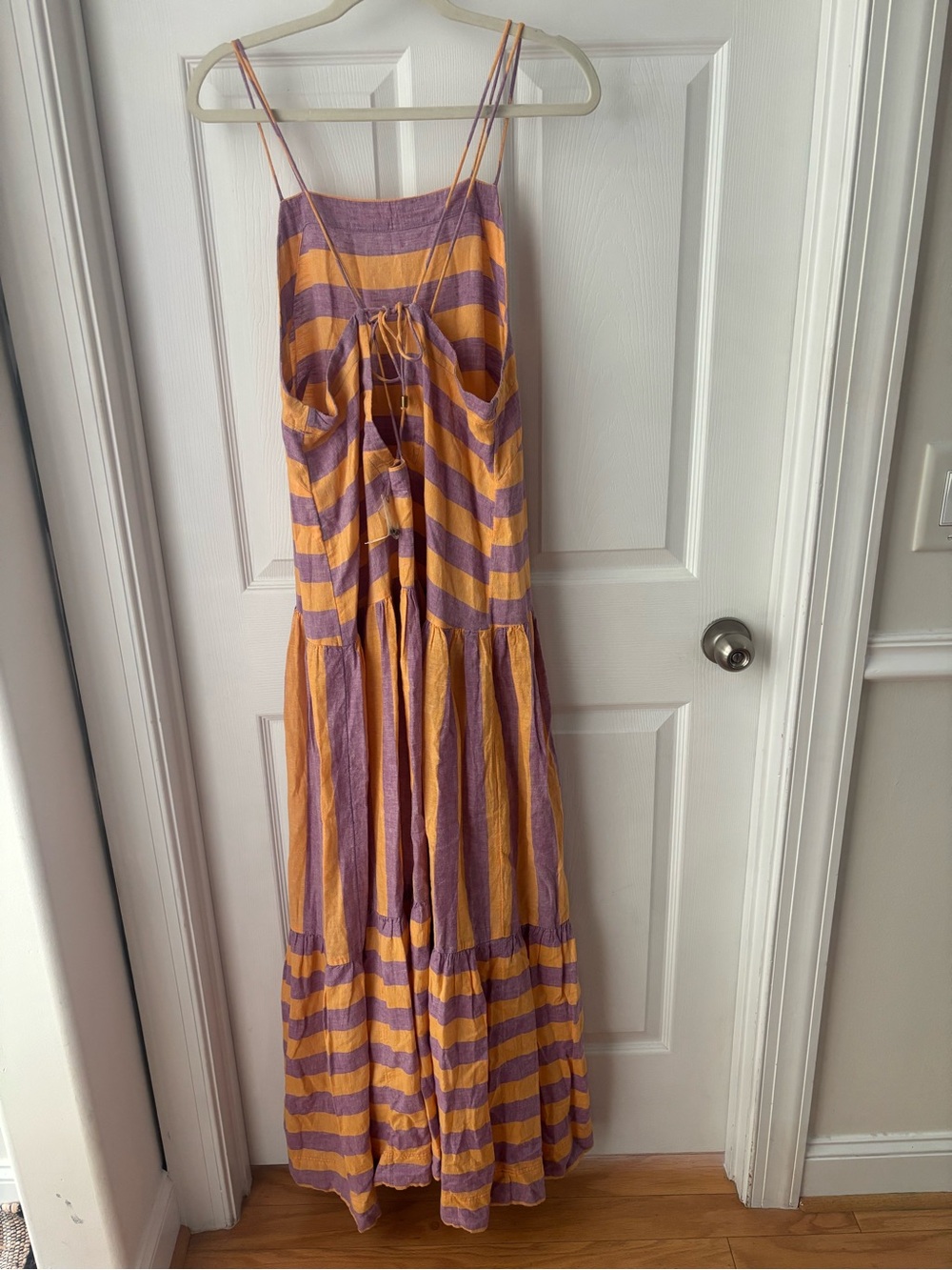NWT Anthropologie Linen Blend Maxi Dress - Picture 2 of 4
